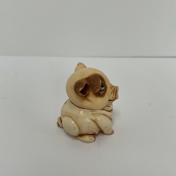 HARMONY BALL COMPANY Pot Bellys Animal Collection Puddles the Pig Treasure Box - Picture 8 of 16